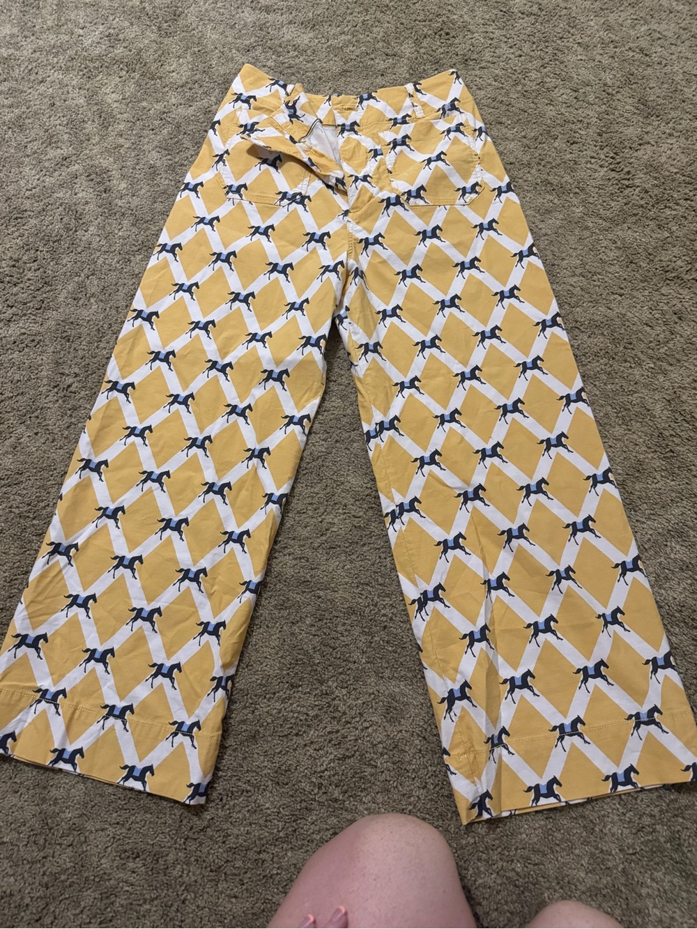 Maeve Anthropologie The Colette Cropped Wide-Leg Pants Size 29 - Picture 2 of 4